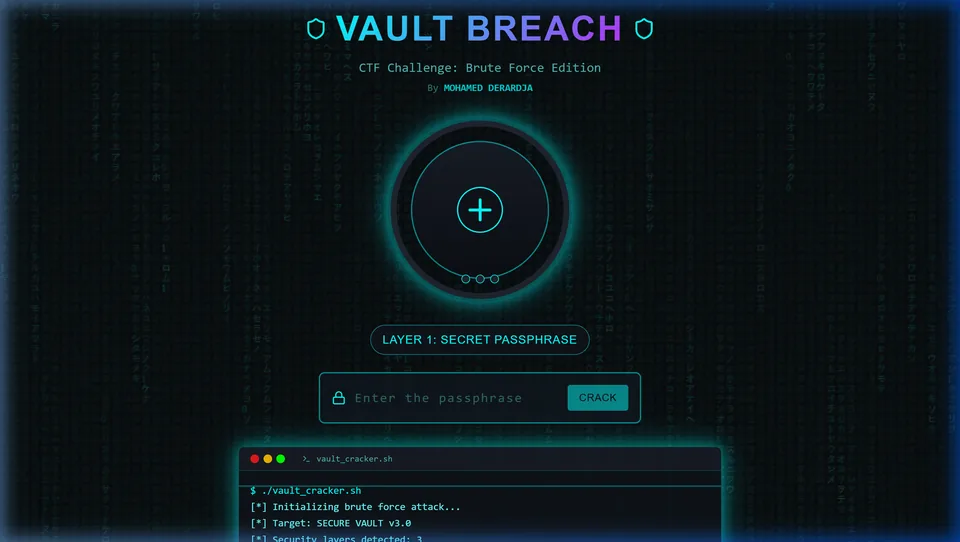 Vault Breach CTF Challenge